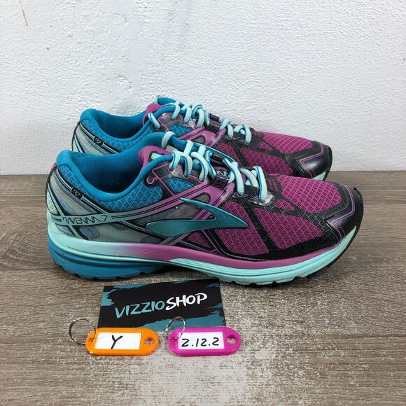 Brooks Ravenna 7 Purple Blue Running Shoes Women's 6.5 B Medium 1202081B528 - Picture 8 of 8